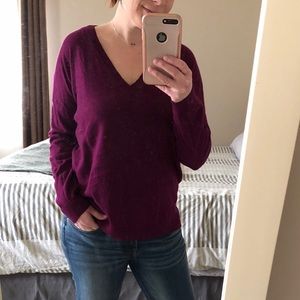 Plum/magenta sweater